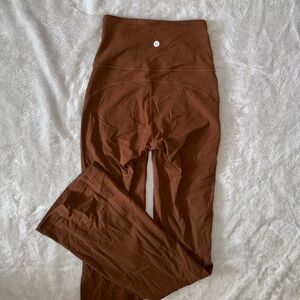 Brown High-Waisted Leggings